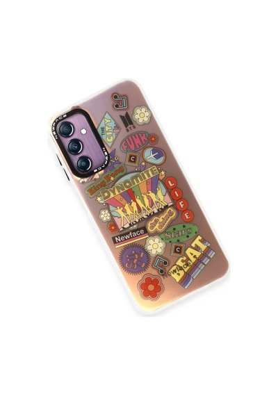 Newface Samsung Galaxy Uyumlu A24 4g Kılıf Estoril Desenli Kapak - Estoril - 14 Açık Mavi Diğer