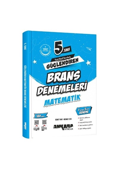 5. Sınıf Matematik Güçlendiren Branş Denemeleri Ankara Yayıncılık