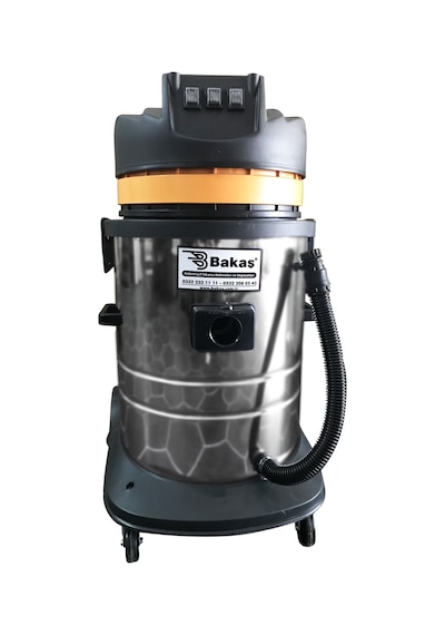 Safran 3 Motorlu Sanayi Tipi Islak Kuru Süpürge 3600 Watt