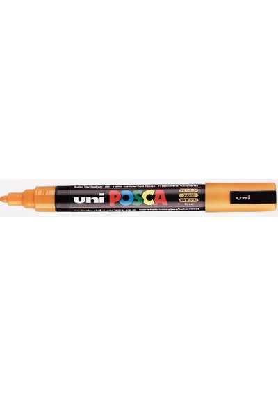Uni Posca Pc-5M Boyama Markörü 1.8-2.5 Mm Parlak Sarı