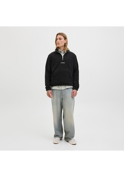Jack & Jones Soho Erkek Siyah Sweatshirt 12279680-b Siyah