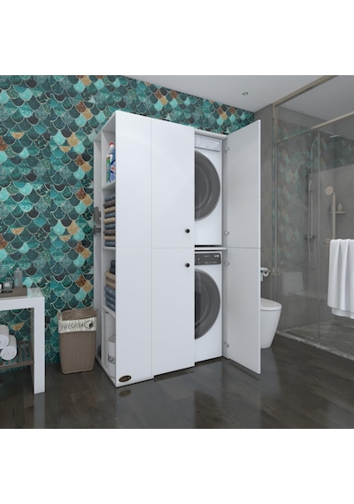 Kenzlife Çamaşır-Kurutma Makinesi Dolabı Kapaklı Foka Sol Byz 180*090*60 Banyo Arkalıksız Çok Renkli Kenzlife Çamaşır-Kurutma Makinesi Dolabı Kapaklı Foka Sol Byz 180*090*60 Banyo Arkalıksız Çok Renkli