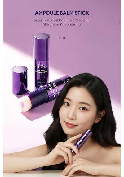 Missha Total Bakım Kremi & Balm Stick Time Revolution Night Repair Cream & Balm Duo Set