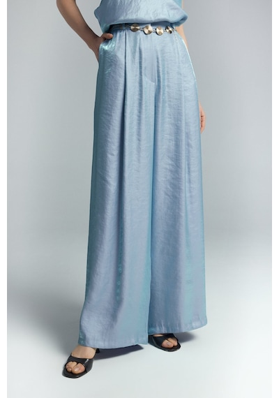 Sateen Aura Pantolon - Mavi-137309