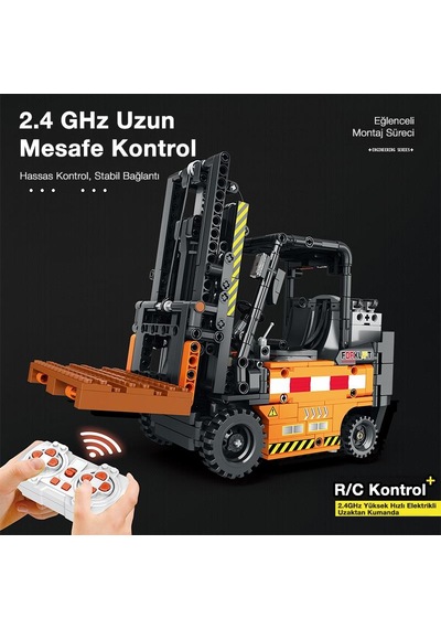 Reobrix Rc Forklift 22002 Brick Yapım Seti