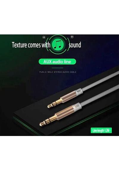 Aoleaky L122 3.5 MM Stereo Aux Ses Kablosu 1.2 M