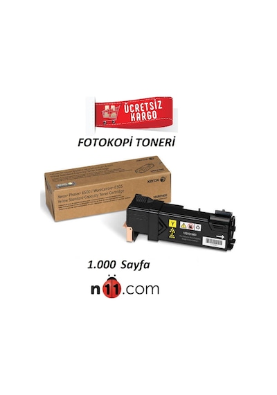 Xerox Phaser 106R01600- 6500 / 6505 Sarı Toner