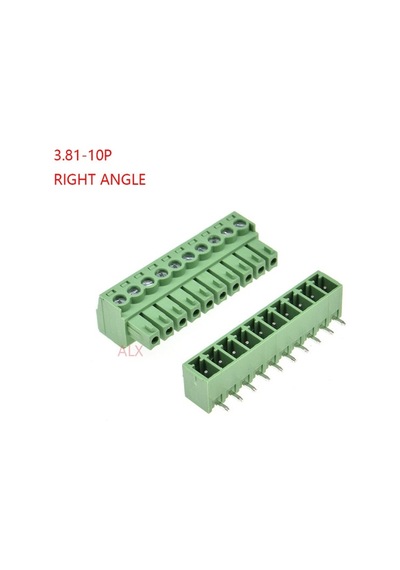 Klemens 10 Pin Takım 90D 3 81 MM Pcb Tipi