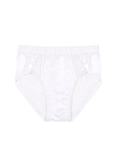 Özkan Underwear Erkek Çocuk %100 Pamuklu Süprem Esnek Rahat Külot Beyaz K0710 Beyaz
