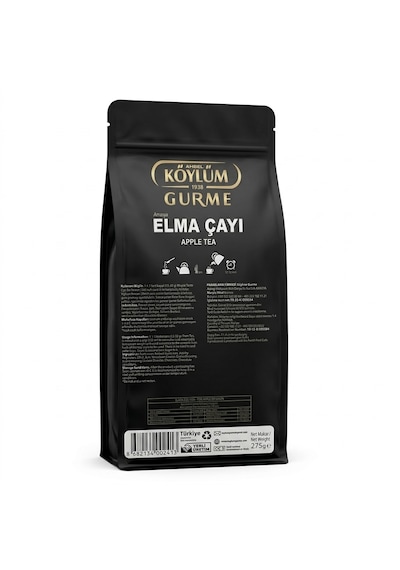 Köylüm Gurme Doğal Amasya Elma Çayı 275 Gr 2 Adet + Hekim Efendi Leblebili Dibek Kahvesi 200 Gr