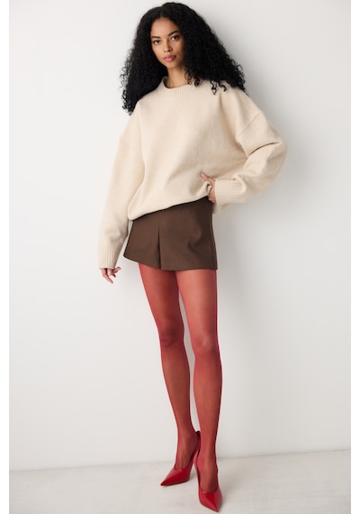 Penti Fashion Fit 15 Külotlu Çorap Şarap Şarap