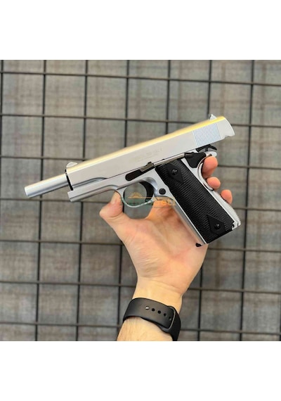 Ekol Es 1911 Colt Beyaz Blowback Havalı Airsoft Full Se Beyaz - Siyah