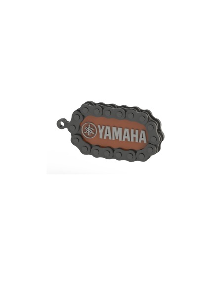 Yamaha Marka Motosiklet İçin Anahtarlık Beyaz - Kırmızı