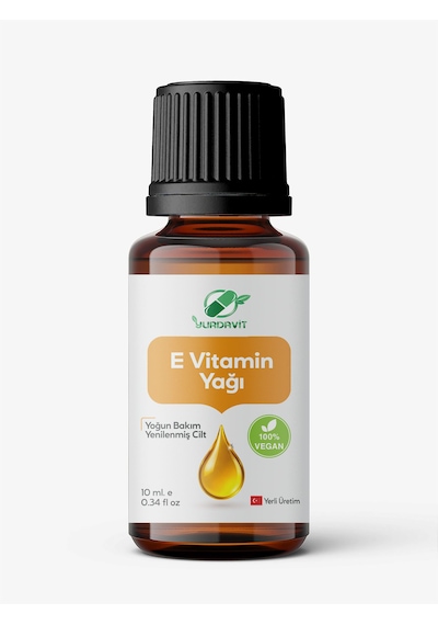 E Vitamini Yağı 10 Ml %100 Saf Vitamin E Vegan