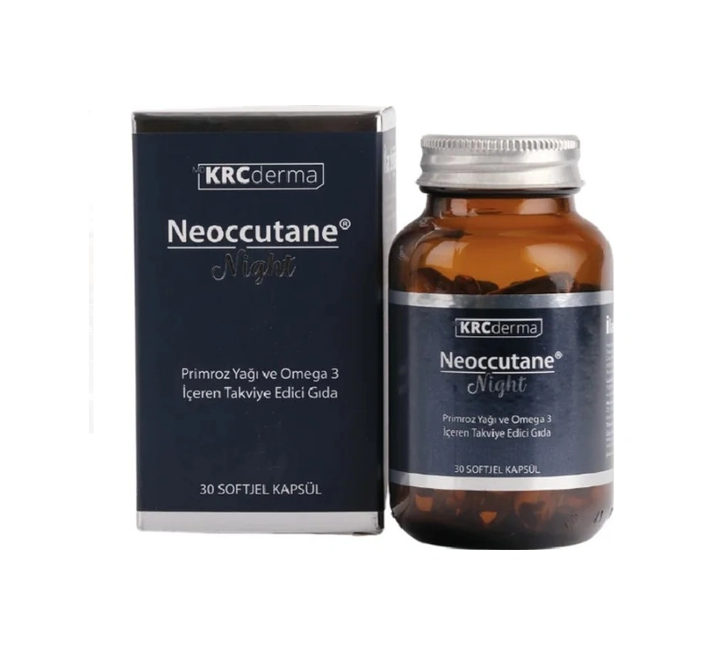 Krc Derma Neoccutane Night Takviye Edici Gıda 30 Yumuşak Kapsül