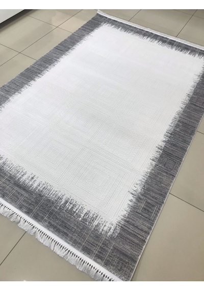 Merinos Halı Elegance 74427 095 Serisi Akrilik Salon Oturma Yatak Odası Halısı Gri