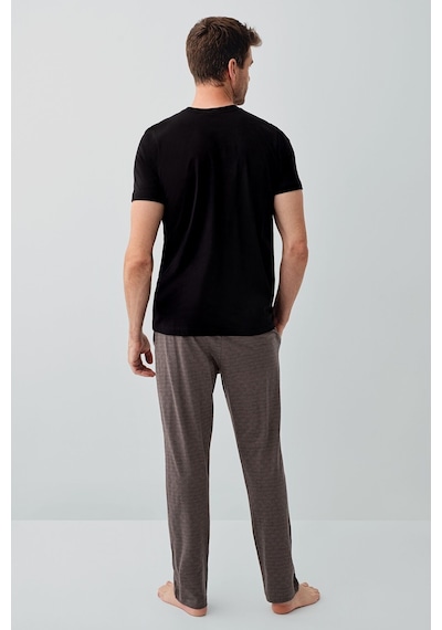 Arnetta Erkek Siyah Pijama Takım Ar3686-s-v1 Siyah