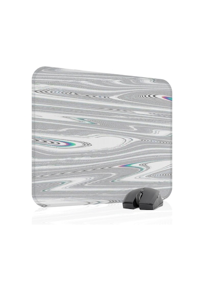 Glitch Kaymaz Dikişli Kauçuk Oyuncu Mousepad V5 - 48x40 Xl Gaming Mouse Pad Fare Altlığı