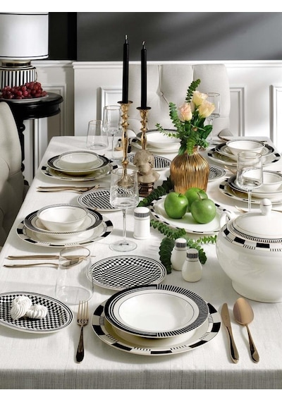Pierre Cardin 60 Parça 12 Kişilik Yemek Takımı Pendor