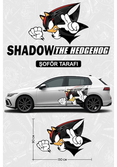 Kirpi Gölge Yan Gövde Kaplama Sticker Şoför - 864812043