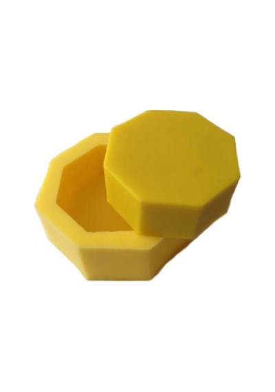 Sekizgen Silikon Mum Kokulu Taş Ve Sabun Kalıbı 4.5x4.5x1.5 Cm 4,5x4,5x1,5 Cm 6