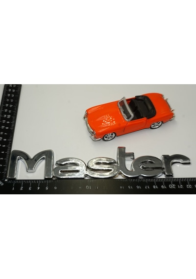 Renault Master Krom Abs 3M 3D Bagaj Yazı Logo