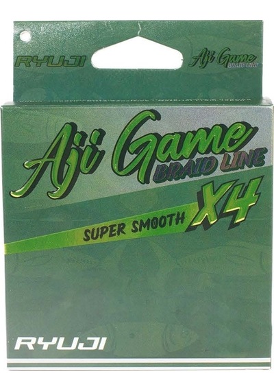 Aji Game X4 Süper Smooth İp Misina Dark Green-150 Mt-0,03 Mm