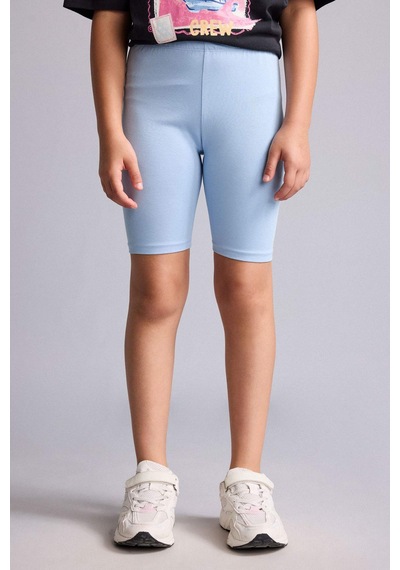Defacto Kısa Boy Tayt Kız Çocuk B5591a826hsbe409 Mavi-be409