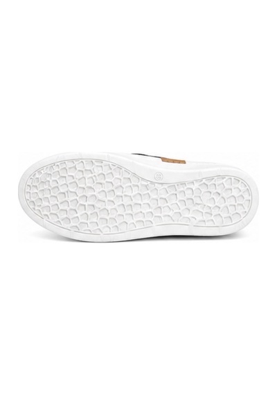 N Napa Shoe Np.8260f.siyah Deri Sneaker Napa Shoe Kadın Hakiki Deri Günlük Comfort Ayakkabı Siyah/beyaz