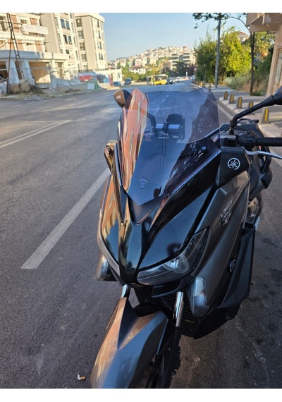 Motocam Yamaha Xmax Ön Cam 2014-2017 Model 36cm Füme Renkli 4mm Sportif