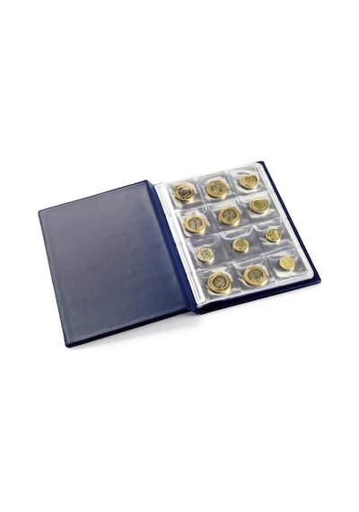 Teksöz Coins Madeni Para Albümü 120 Adetlik Lacivert Renkli