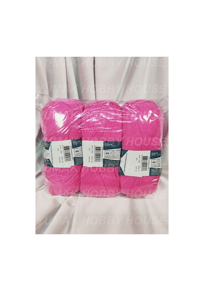 Kristal Bebe Pembe El Örgü İpi 3 Adet - Renk: 042