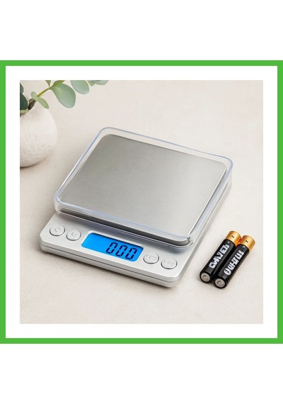 Vaveni Mini Hassas Tartı 3000g/0.01g Şeffaf Kapak, Pilli Arz Diğer