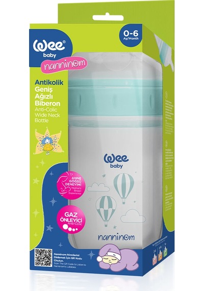 Wee Baby Nanninom Antikolik Geniş Ağızlı Biberon 250 ML