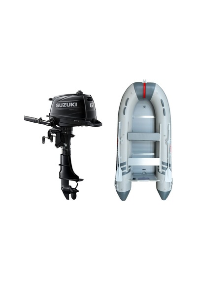 Marinport 3.70 Ahşap Taban Şişme Bot + Suzuki 6 Hp Deniz Motoru