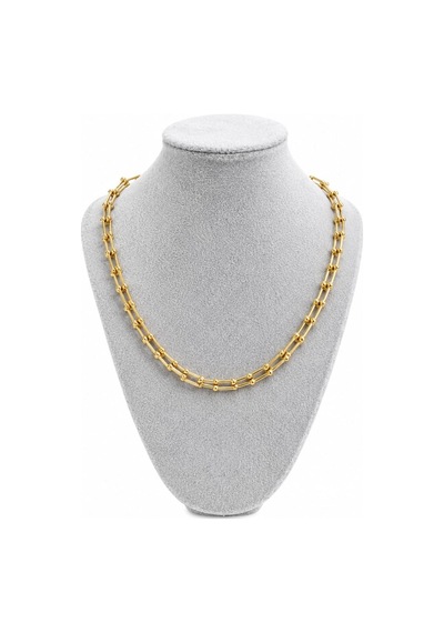 Cm Jewelry Nova Gold Çelik Kolye Altın