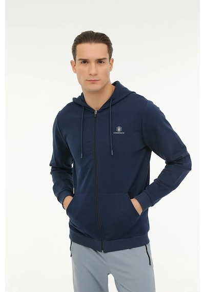 Lumberjack Erkek Basic Sweatshirt Hoodie Sn72 3fx Lacivert/navy 1 Lacivert