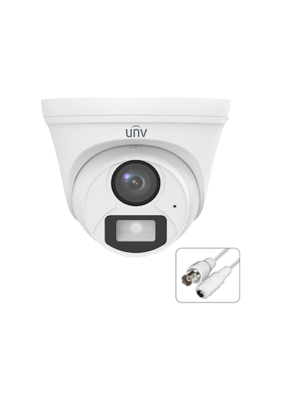 Unıvıew Unv Uac-t112-af28-dl Ahd Dome Kamera 2mp 2.8mm 4 İn 1 Sabit Lens Dual Light Sesli