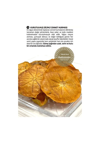 Kurutulmuş Cennet Hurması 60 G