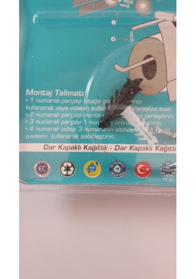 Dar Kapaklı Tuvalet Kağıdı Askısı Wc Kağıtlığı Wc Paper Holder
