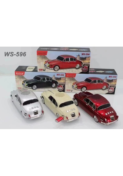 Ws-596 Araba Görünümlü Kablosuz Bluetooth Hoparlör Siyah 4887