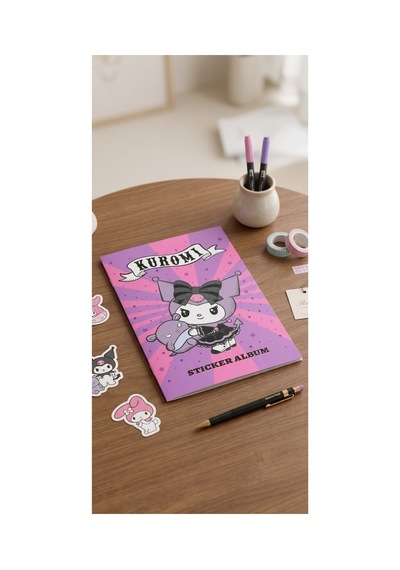 Kuromi Sticker Albümü Mor
