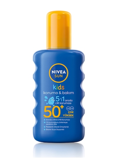 Nivea Sun Çocuklar İçin Koruma & Bakım Sağlayan Güneş Spreyi Spf 50+ 200 Ml