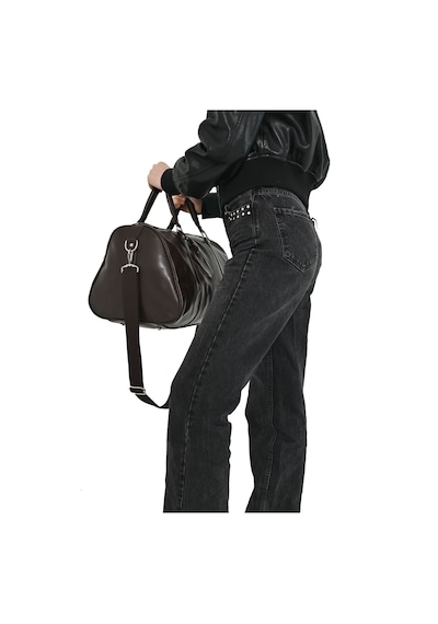 My Free Bag Gk Kahverengi Deri Unisex İş, Seyehat, Spor İçin El Çantası / Valizi Kahverengi