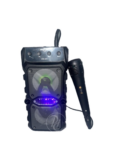 Karaoke Bluetooth Hoparlör Taşınabilir Kablosuz Usb Subwoofer Rgb Işık Fm Sd Mikrofonlu Ses Bombası