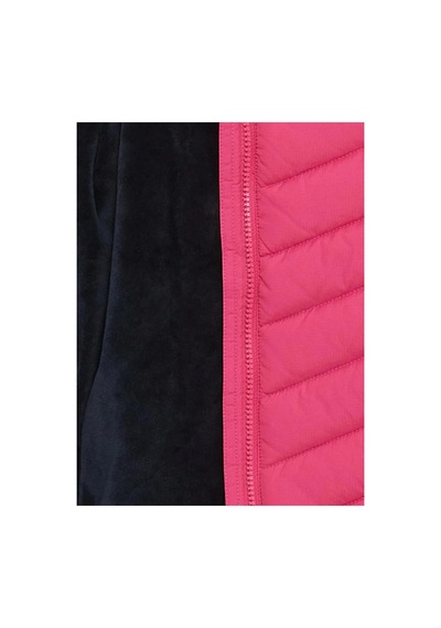 LC Waikiki Southblue Fuşya Kapüşonlu Kız Çocuk Şişme Mont Çok Renkli