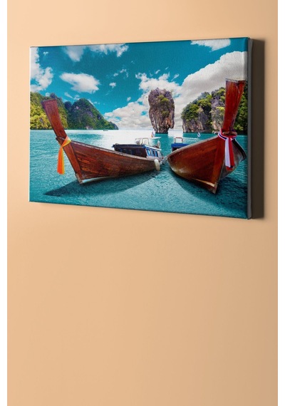 Webstyle Sayılarla Boyama Seti Kasnaklı Phuket'e Ziyaret 60 X 75 Cm