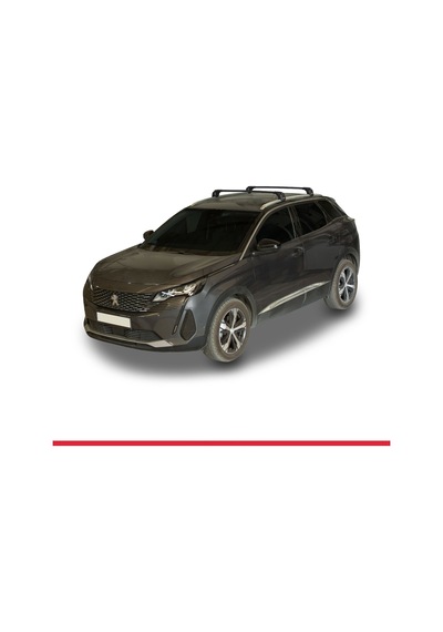 Peugeot 3008 2017-2020 Arası İle Uyumlu Ace-2 Ara Atkı Tavan Barı Siyah