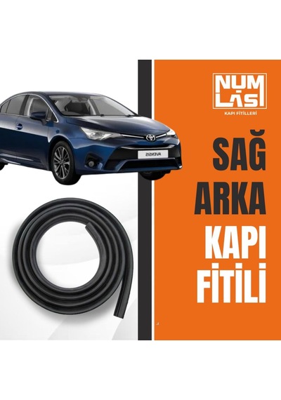 Toyota Avensis 2015-2018 Sağ Arka Kapı Fitili-a Kalite-numlas-nm5613