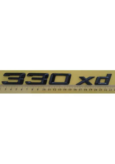 Bmw 330 Xd Siyah Yazı+